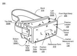 Passive locators for a virtual reality headset