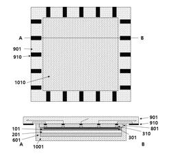 Method for packaging flexible device using holding wafer, and flexible device manufactured by the same
