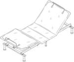 Electric folding bed