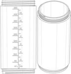 Removable jar of a portable blender