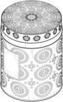 Embossed cup