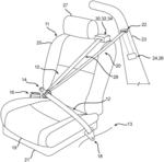 Vehicle seat belt assembly