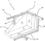 Prefabricated self-supporting module for making building structures, more particularly swimming pools