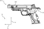 Adjustment system for training pistol