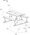 PORTABLE AND ADJUSTABLE PICNIC TABLE