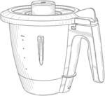 Container for food processor