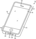 PORTABLE ELECTRONIC DEVICE WITH TWO-PIECE HOUSING