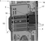 COMPUTER CASE AND METHOD OF ATTACHING AN EXPANSION CARD TO A COMPUTER CASE