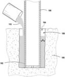 METALLIC STRUCTURE WITH WATER IMPERMEABLE AND ELECTRICALLY CONDUCTIVE CEMENTITOUS SURROUND