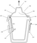 Lid having a compartment and container comprising the same