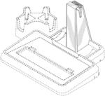 Tray for a surface cleaning apparatus
