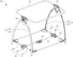 Bassinet locking mechanism, bassinet releasing mechanism, foldable bassinet apparatus
