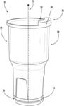 Drinking Container with Modular Coupling Component