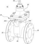 Gate valve with disk replacement structure