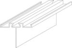 Adjustable slider track for mounting wall panels unto a sidetrack attached to an existing wall