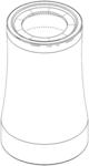 Thermal regulation vessel for individual bottle or other beverage container