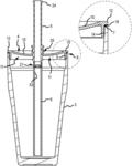 Straw cap with an open and closed valve mechanism