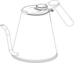 Lid assembly for water kettle