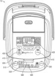 Rice cooker with lid and body control panels
