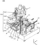 Apparatus for automated encapsulation of motor rotor core with magnet steel