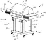 OUTDOOR COOKING STATION FOR SMOKING FOOD AND METHOD THEREOF