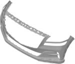 Front bumper for an automobile