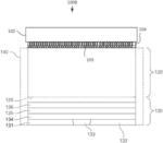Light extraction through adhesive layer between LED and converter