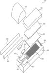 Automotive exhaust gas sensor with two calibration portions
