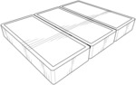 Foldable box spring