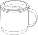 Insulating short cup with lid