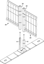 TWO PIECE TEMPORARY FENCE SUPPORT