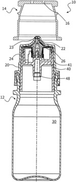 DISPENSER FOR APPLYING LIQUID, IN PARTICULAR FOR APPLYING A PHARMACEUTICAL LIQUID, AND SET COMPRISING SUCH A DISPENSER