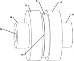 SLIP RING ASSEMBLY WITH PAIRED POWER TRANSMISSION CYLINDERS