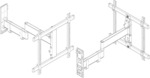 Wall mount with arm extension support