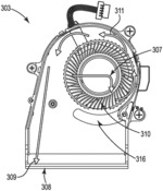 Fan bodies with pressure regulating chambers