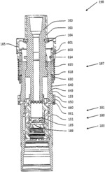 Axial-load-actuated rotary latch release mechanisms for casing running tools