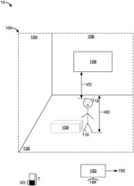 Generating pose information for a person in a physical environment