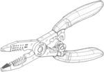 Electrician's combination wire-working pliers
