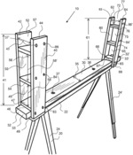 Sawhorse extension rack system