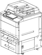 Combination copier, scanner, printer