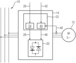 Motor starter and method for starting an electric motor