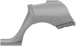 Rear fender for a vehicle