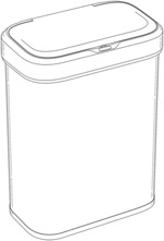 Combined waste and recycling bin