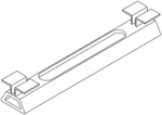 Slider clip for mounting wall panels unto a track mounted onto an existing wall