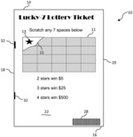 Lottery ticket packs with identification and security image and associated method for making