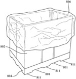 Device for transporting waste or recyclable material