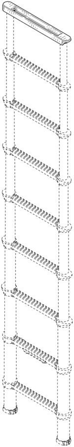 Tray for telescoping ladder