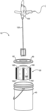 Mixing device and vessel cleaning