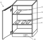 WARMING CABINET AND METHOD OF DISINFECTING SKIN