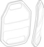 Weight vest plate